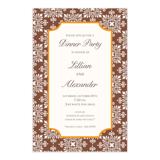 Dazzle Fall Invitations